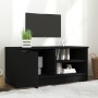 Schwarzer TV-Schrank aus Sperrholz, 80 x 35 x 36,5 cm von vidaXL, TV-Möbel - Ref: Foro24-811468, Preis: 56,66 €, Rabatt: %