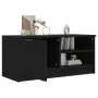 Schwarzer TV-Schrank aus Sperrholz, 80 x 35 x 36,5 cm von vidaXL, TV-Möbel - Ref: Foro24-811468, Preis: 55,72 €, Rabatt: %