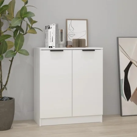Glossy white plywood sideboard 60x30x70 cm by vidaXL, Sideboards - Ref: Foro24-811067, Price: 79,92 €, Discount: %