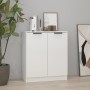 Hochglanzweißes Sperrholz-Sideboard 60x30x70 cm von vidaXL, Sideboards - Ref: Foro24-811067, Preis: 83,02 €, Rabatt: %