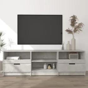 TV-Schrank aus betongrauem Sperrholz, 150 x 33,5 x 45 cm von vidaXL, TV-Möbel - Ref: Foro24-811461, Preis: 91,58 €, Rabatt: %