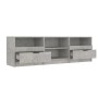 TV-Schrank aus betongrauem Sperrholz, 150 x 33,5 x 45 cm von vidaXL, TV-Möbel - Ref: Foro24-811461, Preis: 94,67 €, Rabatt: %