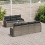 Conjunto de Sofás de Jardín de 8 Piezas con Cojines de Ratán Polimérico Gris von , Outdoor-Sofas - Ref: Foro24-3354278, Preis...