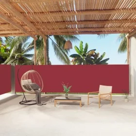 Red retractable side awning 160x1000 cm by vidaXL, Umbrellas - Ref: Foro24-318035, Price: 107,81 €, Discount: %