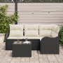 Conjunto de Sofás de Jardín de 4 Piezas con Cojines de Ratán Poli Marrón | Foro24.es | Tu tienda online para hogar, jardín y más Foro24.es