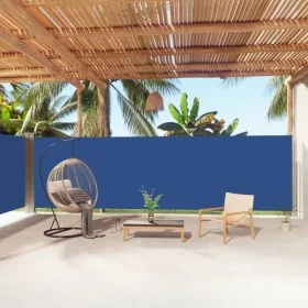 Blaue einziehbare Seitenmarkise 180x1000 cm von vidaXL, Sonnenschirme - Ref: Foro24-318040, Preis: 111,93 €, Rabatt: %