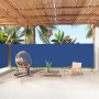 Blaue einziehbare Seitenmarkise 180x1000 cm von vidaXL, Sonnenschirme - Ref: Foro24-318040, Preis: 113,43 €, Rabatt: %