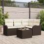 Juego de Sofá de Jardín de 4 Piezas con Cojines Gris Poliratán von , Outdoor-Sofas - Ref: Foro24-3354357, Preis: 366,63 €, Ra...