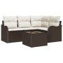 Juego de Sofá de Jardín de 4 Piezas con Cojines Gris Poliratán von , Outdoor-Sofas - Ref: Foro24-3354357, Preis: 366,63 €, Ra...