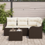 Juego de Sofá de Jardín de 4 Piezas con Cojines Gris Poliratán von , Outdoor-Sofas - Ref: Foro24-3354357, Preis: 366,63 €, Ra...