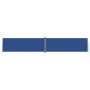 Blaue einziehbare Seitenmarkise 180x1000 cm von vidaXL, Sonnenschirme - Ref: Foro24-318040, Preis: 113,43 €, Rabatt: %