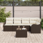 Juego de Sofá de Jardín de 5 Piezas con Cojines Ratán Polímero Gris by , Outdoor sofas - Ref: Foro24-3354377, Price: 434,78 €...