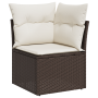 Juego de Sofá de Jardín de 7 Piezas con Cojines Marrón de Polirratán by , Outdoor sofas - Ref: Foro24-3354407, Price: 574,80 ...