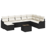 Juego de Sofá de Jardín de 8 Piezas con Cojines Ratán Poliratan Marrón by , Outdoor sofas - Ref: Foro24-3354496, Price: 545,7...