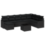 Juego de Sofá de Jardín de 9 Piezas con Cojines Beige Polirratán von , Outdoor-Sofas - Ref: Foro24-3354502, Preis: 563,76 €, ...