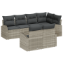 Juego de Sofás de Jardín de 7 Piezas con Cojines Ratán Gris Claro von , Outdoor-Sofas - Ref: Foro24-3354751, Preis: 564,80 €,...