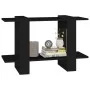 Schwarzes Regal/Raumteiler 80x30x51 cm von vidaXL, Bücherregale und Regale - Ref: Foro24-811593, Preis: 26,05 €, Rabatt: %