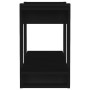 Schwarzes Regal/Raumteiler 80x30x51 cm von vidaXL, Bücherregale und Regale - Ref: Foro24-811593, Preis: 29,22 €, Rabatt: %