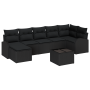 Conjunto de Sofá de Jardín de 8 Piezas con Cojines Beige Poliratán von , Outdoor-Sofas - Ref: Foro24-3354812, Preis: 516,74 €...