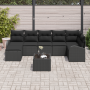 Conjunto de Sofá de Jardín de 8 Piezas con Cojines Beige Poliratán von , Outdoor-Sofas - Ref: Foro24-3354812, Preis: 516,74 €...