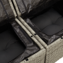 Conjunto de Sofá de Jardín de 8 Piezas con Cojines Gris Claro Poliratán | Foro24.es | Tu tienda online para hogar, jardín y más Foro24.es