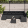 Juego de Sofás de Jardín de 9 piezas con cojines Beige Poliratán von , Outdoor-Sofas - Ref: Foro24-3354842, Preis: 572,46 €, ...