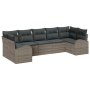 Juego de Sofá de Jardín de 7 Piezas con Cojines Gris Poliratán von , Outdoor-Sofas - Ref: Foro24-3354858, Preis: 461,19 €, Ra...