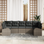 Juego de Sofá de Jardín de 7 Piezas con Cojines Gris Poliratán von , Outdoor-Sofas - Ref: Foro24-3354858, Preis: 461,19 €, Ra...