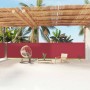 Toldo lateral retráctil rojo 160x1200 cm de vidaXL, Sombrillas - Ref: Foro24-318071, Precio: 97,45 €, Descuento: %