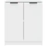 Weißes Sperrholz-Sideboard 60x30x70 cm von vidaXL, Sideboards - Ref: Foro24-811061, Preis: 68,58 €, Rabatt: %