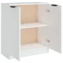 Aparador de madera contrachapada blanco 60x30x70 cm de vidaXL, Aparadores - Ref: Foro24-811061, Precio: 68,58 €, Descuento: %