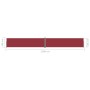 Toldo lateral retráctil rojo 160x1200 cm de vidaXL, Sombrillas - Ref: Foro24-318071, Precio: 97,45 €, Descuento: %