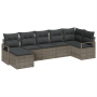 Conjunto de sofá de jardín de 7 piezas con cojines Ratán sintético gris by , Outdoor sofas - Ref: Foro24-3355138, Price: 471,...