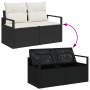 Juego de Sofá de Jardín de 8 Piezas con Cojines Negro Poliratán by , Outdoor sofas - Ref: Foro24-3355166, Price: 497,19 €, Di...