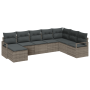 Juego de sofá de jardín de 8 piezas con cojines de poliratán gris by , Outdoor sofas - Ref: Foro24-3355168, Price: 527,74 €, ...