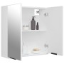 Armario de baño con espejo blanco 64x20x67 cm by vidaXL, bathroom vanities - Ref: Foro24-811313, Price: 71,23 €, Discount: %