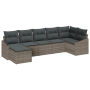 Juego de Comedor de Jardín de 7 Piezas con Cojines Ratán Gris by , Outdoor sofas - Ref: Foro24-3355478, Price: 478,62 €, Disc...