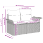 Juego de Sofá de Jardín de 8 Piezas con Cojines Ratán Poliéster Negro by , Outdoor sofas - Ref: Foro24-3355954, Price: 539,09...