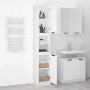 Badezimmerschrank weiß Sperrholz 32x34x188,5 cm von vidaXL, Schließfächer und Lagerschränke - Ref: Foro24-811322, Preis: 92,9...