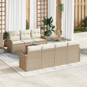 Conjunto de Sofá de Jardín de 8 Piezas con