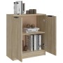 Aparador de madera contrachapada roble Sonoma 60x30x70 cm de vidaXL, Aparadores - Ref: Foro24-811064, Precio: 65,56 €, Descue...