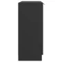 Aparador de madera contrachapada negro 60x30x70 cm de vidaXL, Aparadores - Ref: Foro24-811080, Precio: 87,45 €, Descuento: %