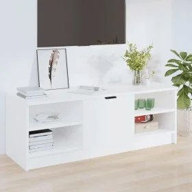 Mueble de TV madera contrachapada blanco 102x35,5x36,5 cm de vidaXL, Muebles TV - Ref: Foro24-811367, Precio: 62,81 €, Descue...
