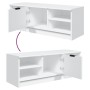 Weißer TV-Schrank aus Sperrholz, 102 x 35,5 x 36,5 cm von vidaXL, TV-Möbel - Ref: Foro24-811367, Preis: 63,69 €, Rabatt: %