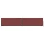 Toldo lateral retráctil marrón 220x1000 cm de vidaXL, Sombrillas - Ref: Foro24-318051, Precio: 153,95 €, Descuento: %