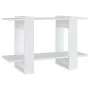 Weißes Regal/Raumteiler 80x30x51 cm von vidaXL, Bücherregale und Regale - Ref: Foro24-811592, Preis: 26,05 €, Rabatt: %