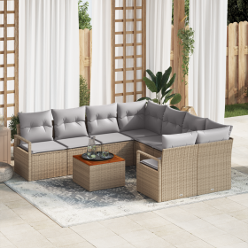 Comprar Conjunto de Sofás de Jardín de 9 Piezas