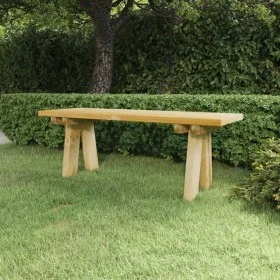 Solid pine wood garden bench impregnated 110 cm by vidaXL, garden benches - Ref: Foro24-318173, Price: 52,79 €, Discount: %