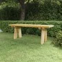 Gartenbank aus massivem Kiefernholz imprägniert 110 cm von vidaXL, Gartenbänke - Ref: Foro24-318173, Preis: 52,79 €, Rabatt: %