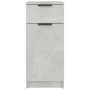 Gray plywood desk cabinet 33.5x50x75 cm by vidaXL, Lockers and storage cabinets - Ref: Foro24-811506, Price: 58,08 €, Discoun...